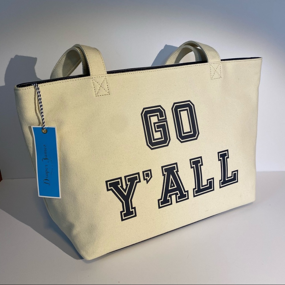 NWT Draper James GO Y’ALL insulated tote/cooler